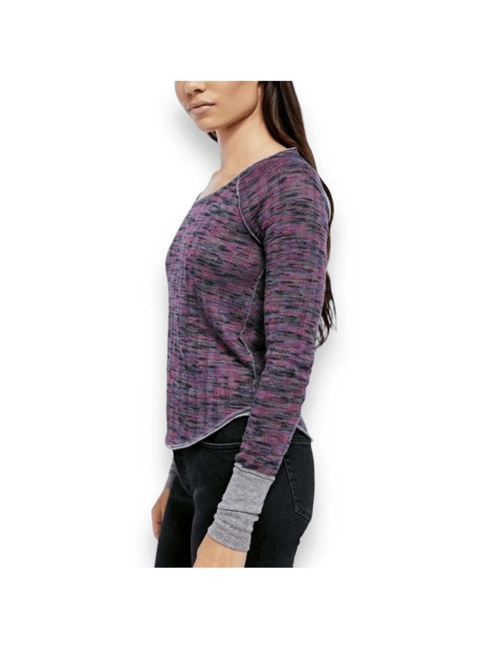 We The Free by Free People Spaced Out long sleeved knit Top-med